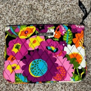 Vera Bradley zippered makeup bag